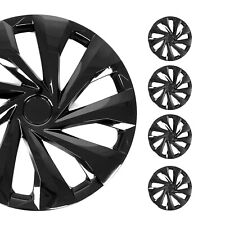 15 Inch Wheel Rim Covers Hubcaps For Volvo Black Gloss