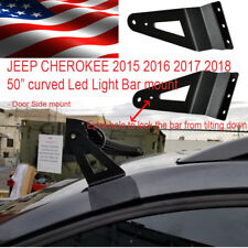 50 2014 2016 2017 Jeep Cherokee Brackets Curved  For Led Light Bar Kl