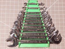 Matco 12 Of 14pc Sae 4 Way Angle Head Open End Wrench Set 38 1 14 Roea Four
