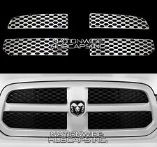 For Dodge Ram 1500 2013-2018 Chrome Snap On Grill Overlay Grille Covers Inserts
