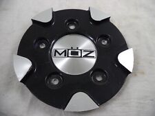 Moz Wheels Black Silver Custom Wheel Center Cap Caps 934-2085-al 1