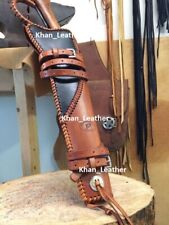 Rossi Ranch Hand Leather Scabbard Holster -belt Loop-shoulder Strap - Mares Leg