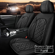Faux Leather Car 5-seat Covers For Ford Bronco Sport 2021-2023 Cushion Full Set