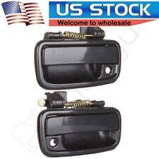 Pair Outside Exterior Black Left Right For 1995-2004 Toyota Tacoma Door Handle