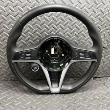  Oem 2017-2020 Alfa Romeo Giulia Heated Steering Wheel Black