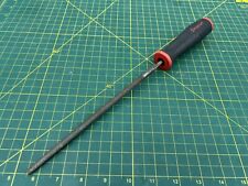 Snap-on Tools Sghf614 14 Round File W Black And Red Cushion Grip