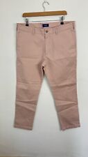 Spoke Mens Sharps Build A Slim Fit Chino Trousers Size W37 L30 Pale Pink