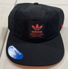 Adidas Hat Strapback Cap Black Turbo Pink Lightweight Adjustable
