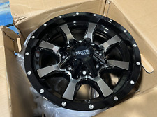 Qty 1 Moto Metal Gloss Black Machined Face Wheel Rim 16x8 6x134139 0mm