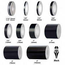 Black Roll Vinyl Pinstriping Pin Stripe Car Motorcycle Line Tape Decal Stickers