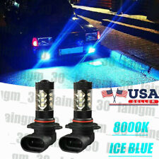 9006 Hb4 Led Fog Lights Bulbs Conversion Kit Car Canbus 80w 8000k Ice Blue 2pc