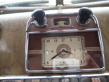 Old Dash Radio Blk Knob Art Deco Rat Rod Hot Coe Scta Philco Motorola Delco Lqqk