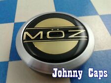 Moz Wheels Silver Center Caps 7530-15 Custom Moz Wheel Center Cap 1