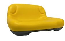 Tractor Seat Deluxe Yellow Low Back John Deere Riding Mower Made In Usa 3 Hole