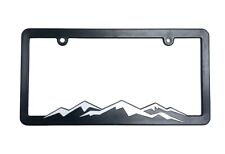 Off Road White-cap Mountains License Plate Frame Bracket