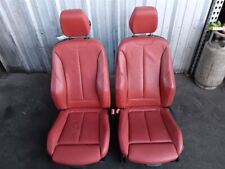 14-19 Bmw F32 428i 435i 440i Coupe Seats Front Left Right Seat Set Coral Red