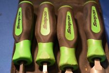 Snap-on Green Soft Grip 4 Piece Mixed File Set With Pouch Sghbf600ag