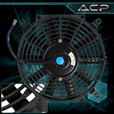 16 12v Black Universal High Performance Electric Pull Push Radiator Cooling Fan