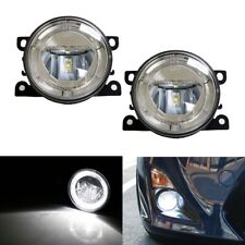 Direct Fit 20w Cree Led Fog Lamps W Halo Rings As Daytime Running Drl Lights