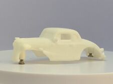 New 1937 Street Rod Coupe Body Only For Aurora Slimline Chassis Resin 3d Printed