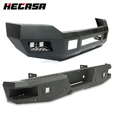 Black Front Rear Bumper Wleds For Ford F250 F350 Heavy Duty 24wd 1999-2016