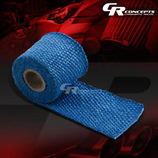 5ft60l 2w Header Manifold Turbo Exhaust Pipe Insulating Blue Heat Wrap