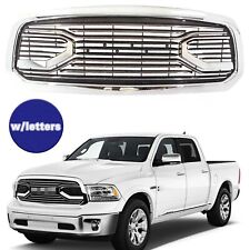 Front Grille Fit For Dodge Ram 1500 2013-2018 Grill Big Horn Chrome W Letters
