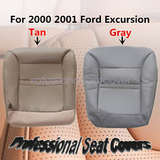 Fits 2000-01 Ford Excursion Driver Passenger Bottom Leather Seat Cover Tangray