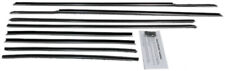 Window Sweeps Weatherstrip For 1966 Chevy Impala Convertible Black Front Rear