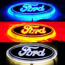 Car Front Center 5d Led Light Auto Rear Emblem Badge For Ford Focus Mondeo Fiest