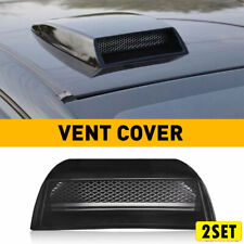 2x Car Suv Decorative Air Flow Intake Scoop Bonnet Vent Cover Hood Black Univers