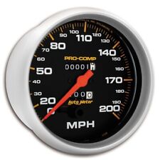 Auto Meter 5156 5 Pro-comp Mechanical Speedometer 0-200 Mph New