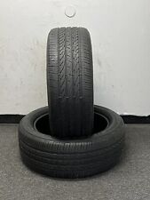 Two Used Bridgestone Dueler Hp 2455019 Run Flat Tires
