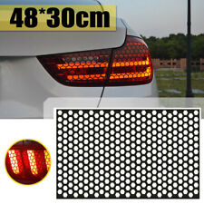 Black Rear Tail Light Cover Honeycomb Sticker Tail-lamp Decal Car Accessories