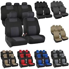 Auto Seat Covers For Car Truck Suv Van - Universal Protectors Polyester 12 Color
