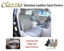 Clazzio Genuine Leather Seat Covers For 2013-2014 Ford F150 Regular Cab Gray