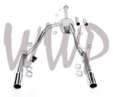 Dual Stainless Catback Exhaust System 11-19 Chevygmc 25003500 6.0l Gas Truck
