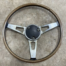 Vintage 1970s Dodge Charger Simulated Wood Steering Wheel