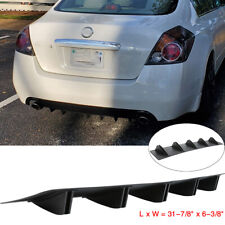 For Nissan Altima Z5s Sedan Rear Lip Bumper Diffuser Shark Fin Spoiler Wing Lip