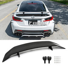 46 Carbon Look Racing Rear Trunk Spoiler Gt Wing Diffuser For Lexus Rc-f Rc350