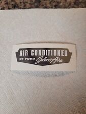1957-1959 Ford Fairlane Air Conditioning Right Door Id Tag Replica