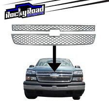 Chrome Grille Grill Overlay Inserts For 06-07 Chevy Silverado 1500 2500hd 3500
