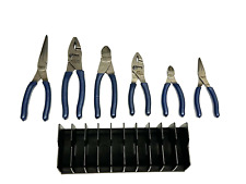 Snap On Tools New Pl600es1rkmb 6 Pc Blue Heavy Duty Essential Plierscutters Set