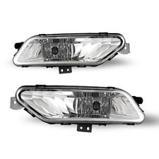 Fog Lights For 2017-2018 Ford Fusion Front Bumper Lamps Clear Len Wh8 Bulb Pair