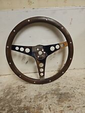 Vintage Superior Performance Products The 500 Flat Wood Steering Wheel