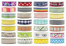 Members Mark Premium Wired Edge Ribbon 1.5 Wide X 50 Yards - Assorted Patterns