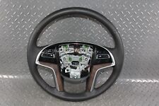 15-19 Escalade Black Leather Heated Steering Wheel Cruise Radio Control Buttons