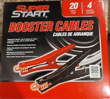 New Super Start 4-gauge 20-ft Battery Booster Cables Item 08574 Free Shipping