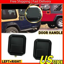 Metal Pair Outside Full Door Handles For 1987 - 2006 Jeep Wrangler Yj Tj