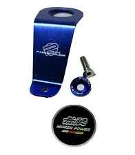 Password Jdm 92-95 Honda Civic Radiator Stay Bracket Bolt Blue Kit Free Emblem